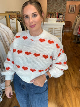 Load image into Gallery viewer, PIECES Nove Heart Jumper
