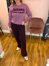 Load image into Gallery viewer, Barbara Wide Leg Jeans - Grape
