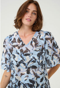 Kaelina Flower Print Blouse