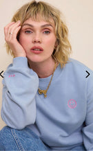 Load image into Gallery viewer, Olive &amp; Frank Good Energy Sweatshirt - Blue

