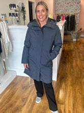 Load image into Gallery viewer, Dawn Rainproof Warm Coat - Dark Denim
