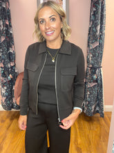 Load image into Gallery viewer, InWear Becal Zipped Jacket - Chocolate Brown
