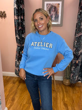 Load image into Gallery viewer, KAFFE Kagisele Sweatshirt - Provence Blue
