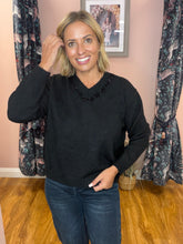 Load image into Gallery viewer, GOA GOA Novira Beaded Jumper - Black
