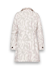 Load image into Gallery viewer, Azalea Patterned Coat - Sand/cream
