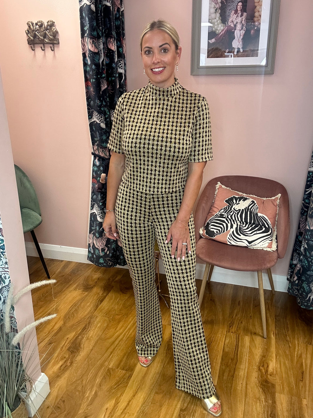 Pati Brown/Gold Trousers