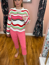 Load image into Gallery viewer, Bengaline Crop Trouser 226C - Sunkist Coral
