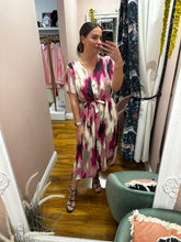 Load image into Gallery viewer, Kaffe Kabeathe Pink Abstract Dress
