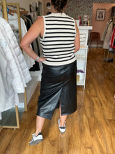 Load image into Gallery viewer, PIECES Neeth PU Midi Skirt
