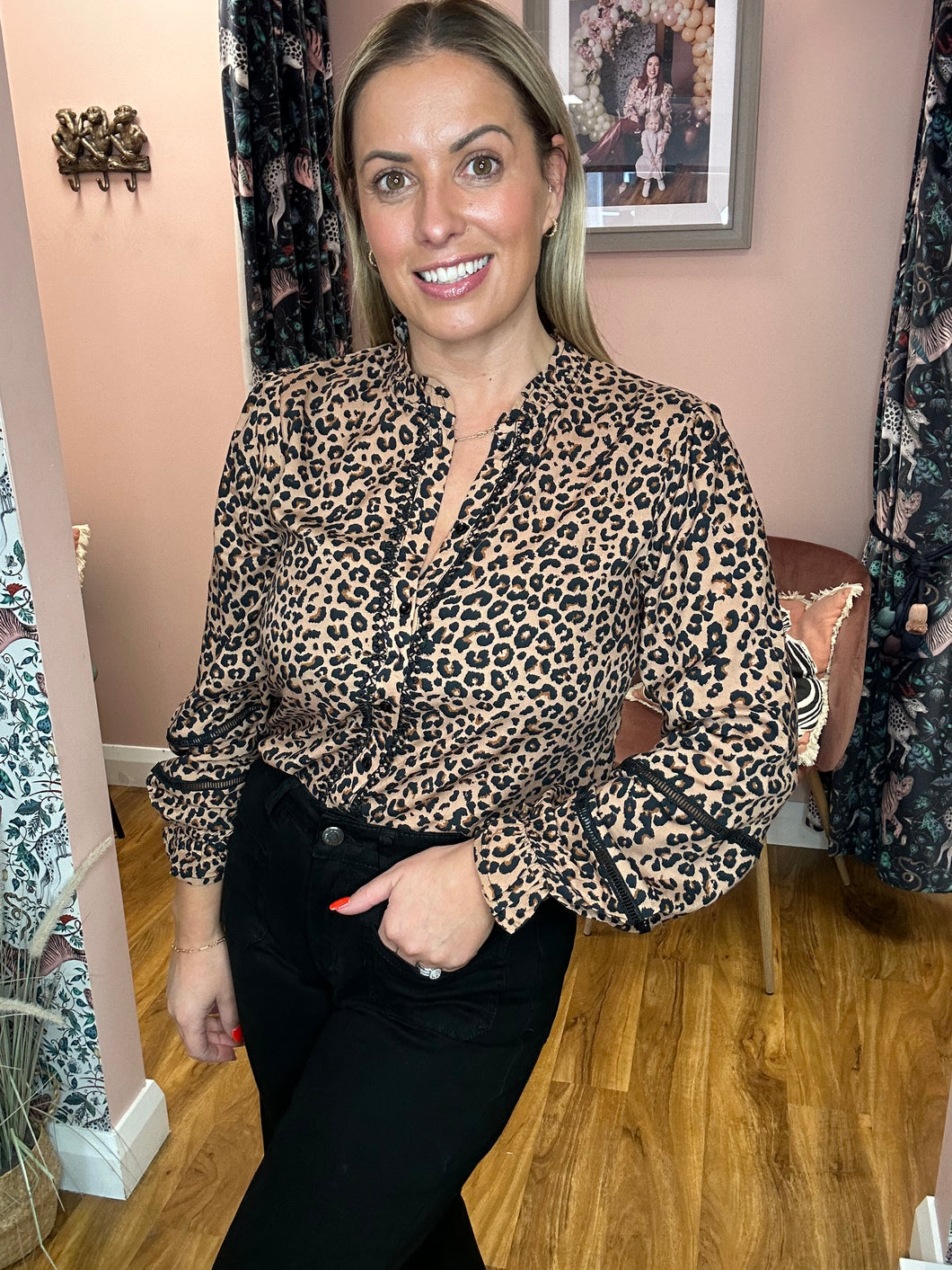 Leopard Blouse