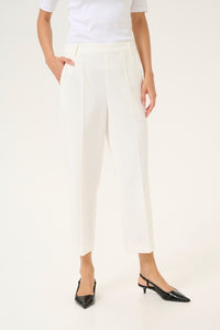 Kasakura Cropped Trouser - Chalk