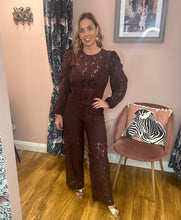 Load image into Gallery viewer, KaNomi Lace Blouse - Fudge
