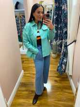 Load image into Gallery viewer, FRNCH Luna Turquoise Jacket
