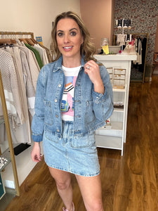 PCSKY Denim Mini Skirt