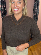 Load image into Gallery viewer, GOA GOA Novira Beaded Jumper - Brown
