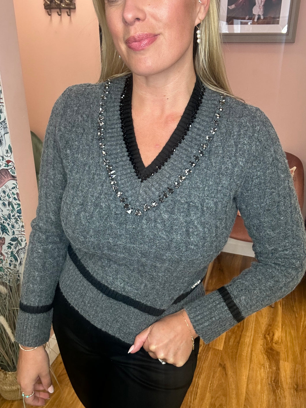 Juliard Embellished Jumper