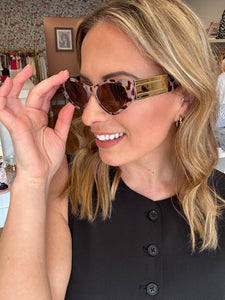 PCLouise  Cats Eye Sunglasses Turtle