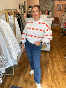 PIECES Nove Heart Jumper