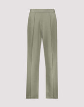 Load image into Gallery viewer, Dressy Jersey Trouser with Logo waistband - Sage

