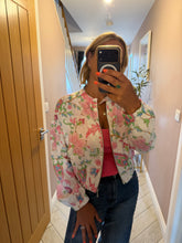 Load image into Gallery viewer, Monari Floral Pattern Jacket
