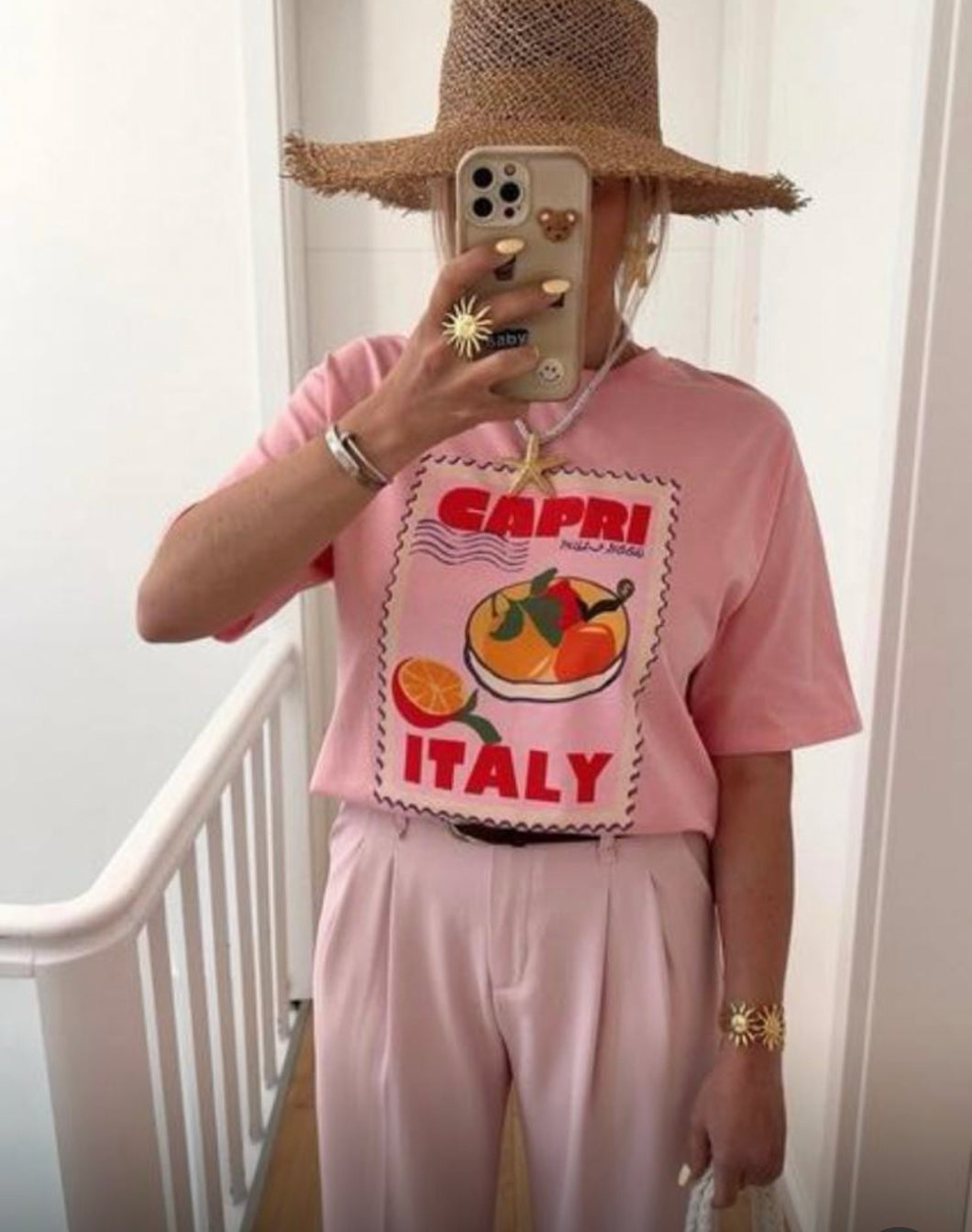 Capri Tee - Pink