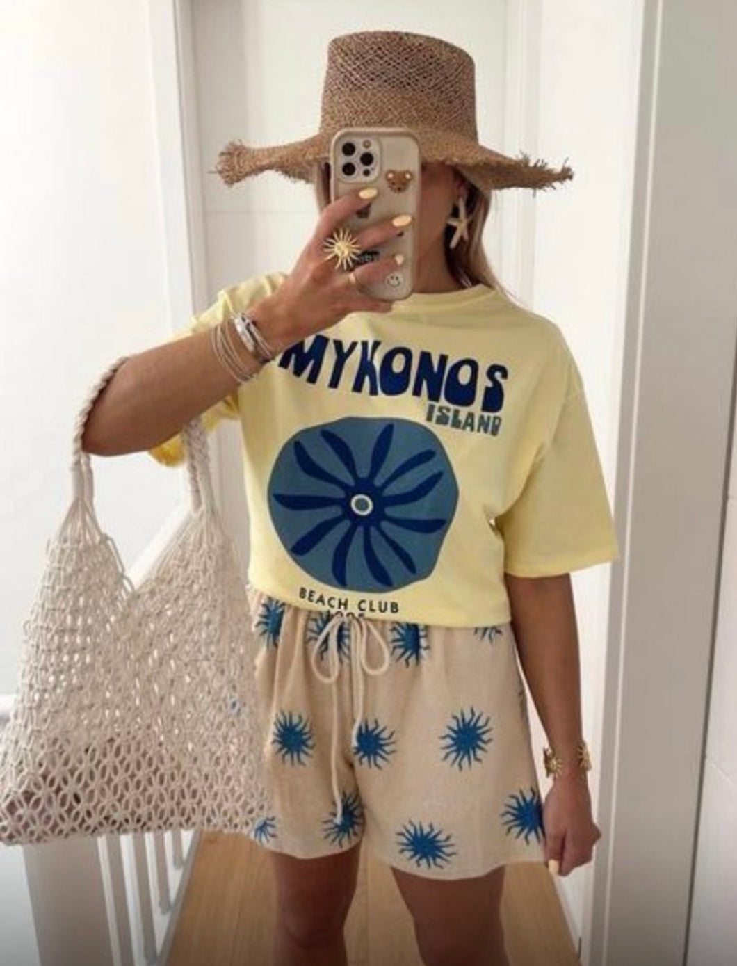 Mykono’s Tee - Lemon