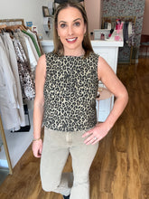 Load image into Gallery viewer, PCSalume Leopard Denim Top
