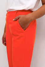 Load image into Gallery viewer, Kaffe Kasakura Cropped Trouser Fiery Red
