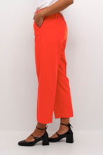 Load image into Gallery viewer, Kaffe Kasakura Cropped Trouser Fiery Red
