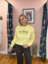 Load image into Gallery viewer, KAFFE Karoseanne Icone Sweatshirt - Sunlight
