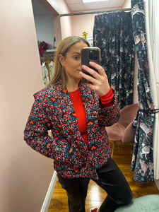 Saroline Printed Short Jacket