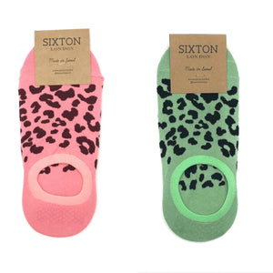 Sixton Luxury Animal Print Trainer Socks