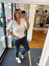 Load image into Gallery viewer, KAFFE Kaliliana Knit Top - Chalk/White
