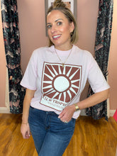 Load image into Gallery viewer, KAFFE Kakelly Graphic T-Shirt - Pink/Henna
