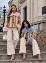 Load image into Gallery viewer, Bambi Faux Fur Jacket - Blue
