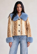 Load image into Gallery viewer, Bambi Faux Fur Jacket - Blue
