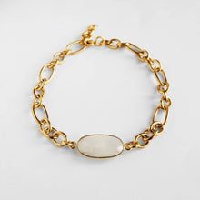 Load image into Gallery viewer, Moonstone Chain Bracelet
