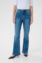 Load image into Gallery viewer, KaForest Flare Jean - Mid Blue (available in 2 Lengths)
