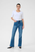 Load image into Gallery viewer, KaForest Flare Jean - Mid Blue (available in 2 Lengths)
