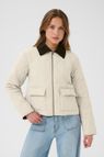 Load image into Gallery viewer, Kaanneli Quilted Jacket - Feather Grey
