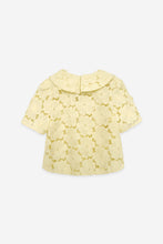 Load image into Gallery viewer, Crochet Top With Collar - Lemon
