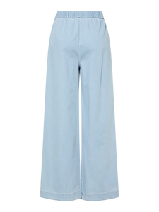 PCSmidi Wide Leg Denim Trousers