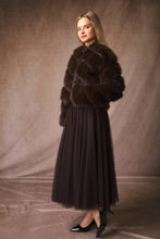 Load image into Gallery viewer, Short Faux Fur Jacket - Chocolate
