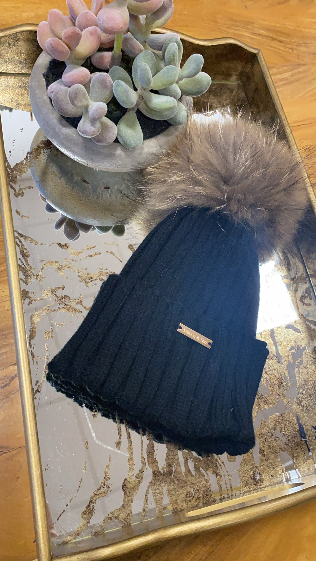 Luxe Pom Pom Hat