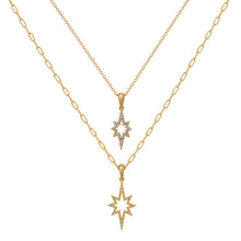 Load image into Gallery viewer, Gold Celeste Star Necklace
