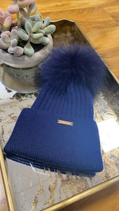 Angora Luxe Pom Pom Hat